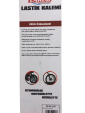 Lastikteki Yazıları Beyaz Renklendirme Lastik Kalemi - 4