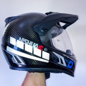 Şerit Tasarımlı Reflektif Gri Motosiklet Kask Sticker Çınar Extreme - 1