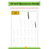 Elif-BA Öğreten YAZ-Sil Kitabı - 2