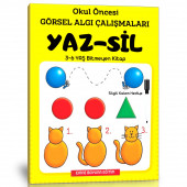 Okul Öncesi Görsel Algı Çalışmaları Yaz-Sil Kitabı - 1