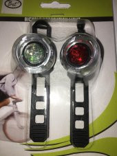 ALİMİNYUM LED BİSİKLET LAMBASI SU GEÇİRMEZ ARKA ÖN TAKIM 3006 - 2