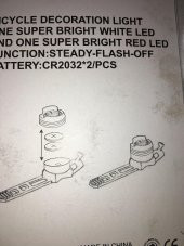 ALİMİNYUM LED BİSİKLET LAMBASI SU GEÇİRMEZ ARKA ÖN TAKIM 3006 - 3