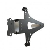 MOTOSİKLET KATLANIR PLAKALIK SİNYAL BAĞLANTILI SİYAH - 4