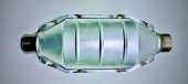 UNİVERSAL KATALİTİK KONVERTÖR (KATALİZÖR) YUVARLAK 02-EURO4 Seramik Ø50mm. 2.2LT.(|)380 (Ø)155 (h)150 - 1