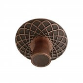 Çekmece Dolap Kapak Kulpu Kulb 32 mm Antik Bakır Metal Kulp thumbnail 1