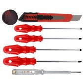 (7Li SET) Tornavida Seti Düz Yıldız Uçlu Maket Bıçağı Bant - 1
