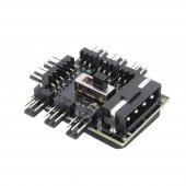 8 Port Fan Çoğaltıcı Hub Kartı IDE Güç Giriş Soketi Hız Kontrol - 1