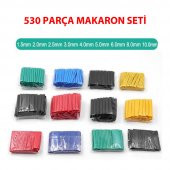 530 Parça Makaron Seti Daralan Makaron Kablo Koruyucu Yalıtım - 1