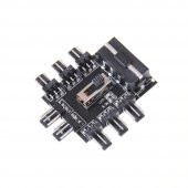 8 Port Fan Çoğaltıcı Hub Kartı IDE Güç Giriş Soketi Hız Kontrol - 5
