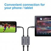 Qgeem USB Type-C to RJ45 Gigabit Ethernet Dönüştürücü Çoklayıcı Adaptör - 6