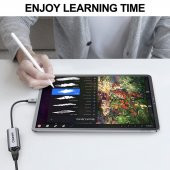 Qgeem USB Type-C to RJ45 Gigabit Ethernet Dönüştürücü Çoklayıcı Adaptör - 8