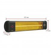 Mirkraft Effect-t 2000 W Duvar Tipi Elektrikli Isıtıcı Soba - 3