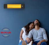 Mirkraft Effect-t 2000 W Duvar Tipi Elektrikli Isıtıcı Soba - 6