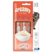 M-PETS CREAMY SOMON BALIKLI KEDİ ÖDÜLÜ 4X15 GR thumbnail 1
