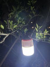 30 W SOLAR GÜNEŞ ENERJİLİ KAMP LAMBASI 5 MODLU POWERBANK ÖZELLİKLİ - 2