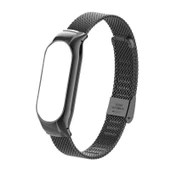 Gpack Xiaomi Mi Band 7 Kordon Clipsli Hasır Metal Ayarlanabilir KRD 06 - 1