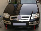 VW Caddy Ön Tampon Kaşı 4 Parça Paslanmaz Çelik 2004 - 2009 - 1