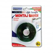 Vodaseal Ekstra Güçlü Çift Taraflı Montaj Bantı Şeffaf 19 mm x 5 mt - 1