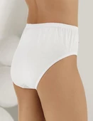 6 lı Paket Şahinler Bayan Pamuklu Penye Külot Beyaz B018 - 2