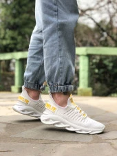 BA0602 Phantom Yüksek Taban Tarz Sneakers Beyaz Erkek Spor Ayakkabısı - 3