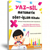 Matematik Dört İşlem Yaz Sil Kitabı - 1