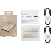 Samsung T7 2TB Usb 3.2 Gen 2 Type-C Bej Shield thumbnail 3