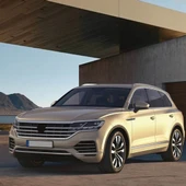 VW Touareg 2018-2023 Sol Arka Dış Kapı Kolu Kapağı 5G0839167D thumbnail 2