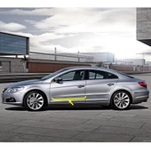 VW Passat CC 2009-2012 Sol Ön Kapı Çıtası Kromaj 3C8853071A - 1