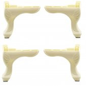 Mobilya Kanepe Koltuk Ünite Ayağı 14 cm Krem Baza Ayak (4 ADET) thumbnail 1