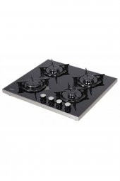 Çetintaş  848 Slim Eı 8mm Ankastre Ocak Siyah - 1