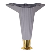 Mobilya Kanepe Koltuk Ünite Ayağı 12 cm Antrasit Gold Baza Ayak thumbnail 1