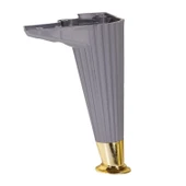 Mobilya Kanepe Koltuk Tv Ünitesi Konsol Ünite Ayağı 17 Cm Antrasit Gold Baza Ayakları (4 ADET) - 3