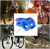 Hsgl Bisiklet Mavi Alüminyum Gidon Boğazı 30 mm 31.8-28.6 Bisiklet Gidon Boğazı Mavi - 3