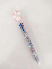 Unicorn Tek Boynuzlu At 6 Renk Tükenmez Renkli Kalem Kırtasiye Okul Gereçleri - 2