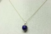 Lapis Taşı Kolye Ucu Zincirli thumbnail 3