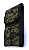 Kemere Takılan Askeri Desenli Dik Kılıf Büyük Boy Cırtlı Kumaş 17x8 Cm - 1