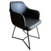 Tekli Bekleme Koltuğu Kapitoneli Kahverengi - 5