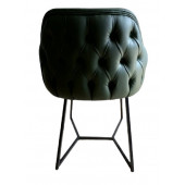 Tekli Bekleme Koltuğu Kapitoneli Yeşil - 4