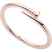 Çivi Cartier Modeli Rose Renk Alaşım Bayan Bileklik Kelepçe - 3