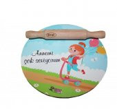 Desenli Mini Sofra Oyun Hamuru Seti - 18 Cm - 2
