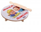 Desenli Mini Sofra Oyun Hamuru Seti - 18 Cm - 3