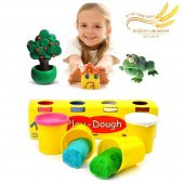 4 Renkli Buğday Unu Oyun Hamuru (Büyük Boy) - Play Dough - 1
