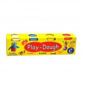 4 Renkli Buğday Unu Oyun Hamuru (Büyük Boy) - Play Dough - 3