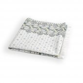 İpek Saten Osmanlı Desenli Seccade Koyu Yeşil 67x120 cm - 230 gr - 5