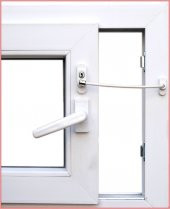 Anahtarlı Halatlı Pvc Kapı Pencere Emniyet Kilidi - 4