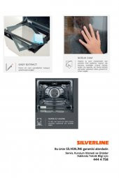 Silverline 3lü Gri Cam Ankastre Set (3481 Flam 60 Gri+cs5349s01+bo6501s01) - 8