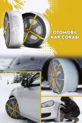 Oto Kar Çorabı Karpatik Seti Kar Buz Patinaj Önleyici Araç Kar Zinciri - 1