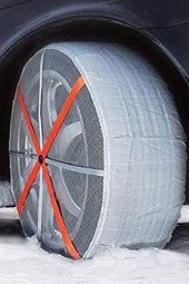 Oto Kar Çorabı Karpatik Seti Kar Buz Patinaj Önleyici Araç Kar Zinciri - 4