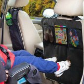 Bundera Bag Oto Koltuk Arkası Koruma Kılıfı Fileli Cepli Organizer Oto Koltuğu Koruyucu Kılıf Örtü - 3