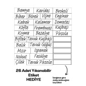 Porsima 1046 16'lı No Frost -25°C Derin Dondurucu Mikrodalga Yiyecek Erzak Saklama Kabı Seti Beyaz - 8